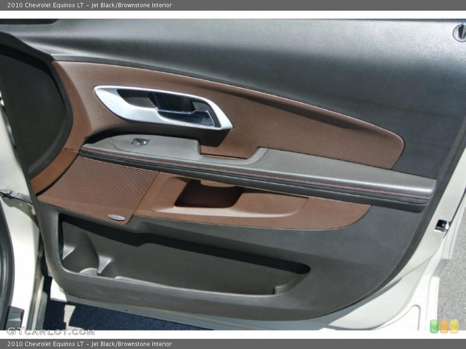 Jet Black/Brownstone Interior Door Panel for the 2010 Chevrolet Equinox LT #92751907