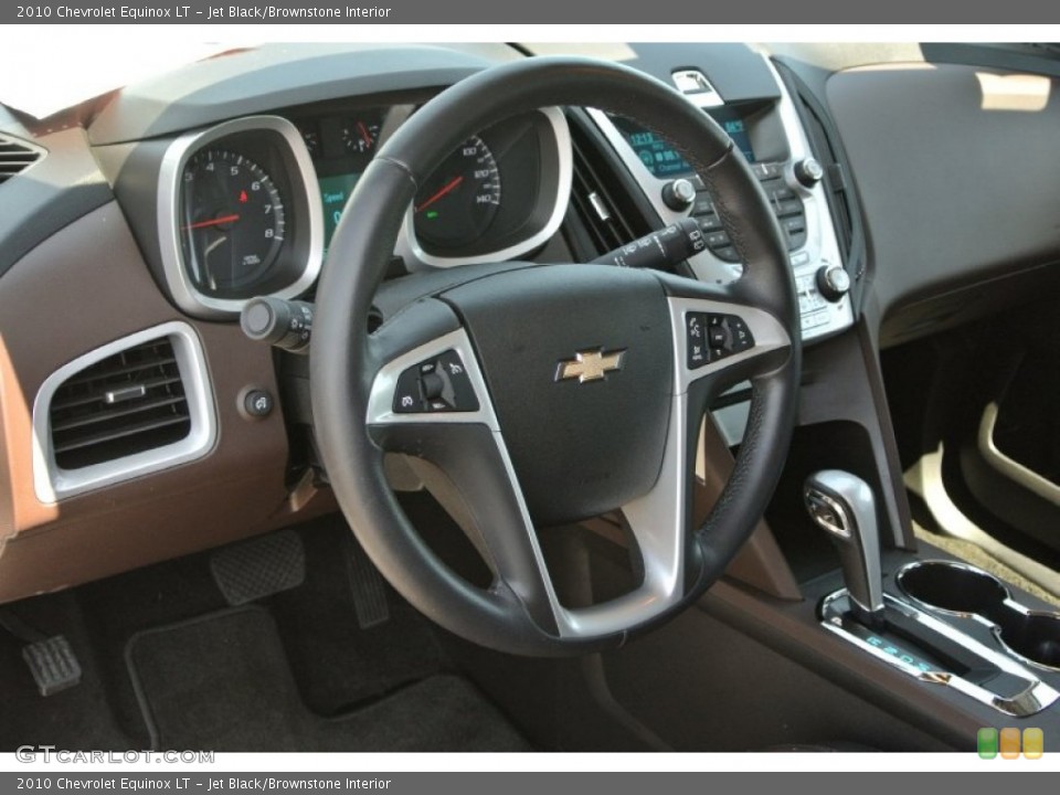 Jet Black/Brownstone Interior Dashboard for the 2010 Chevrolet Equinox LT #92751979