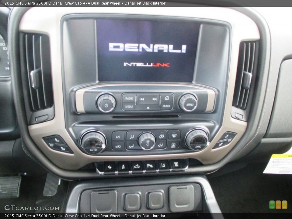 Denali Jet Black Interior Controls for the 2015 GMC Sierra 3500HD Denali Crew Cab 4x4 Dual Rear Wheel #92752951