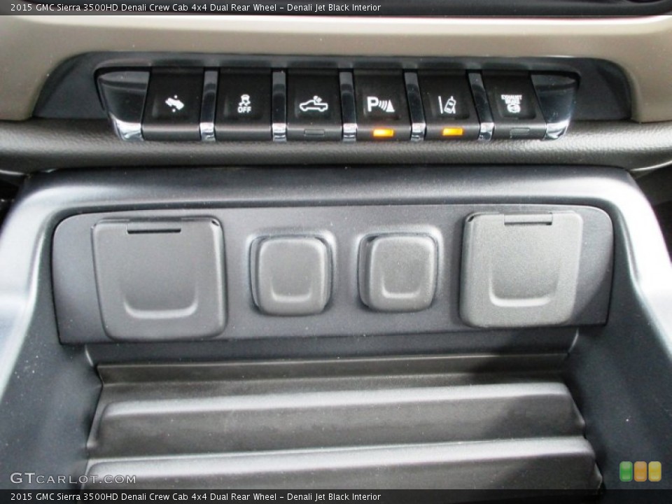 Denali Jet Black Interior Controls for the 2015 GMC Sierra 3500HD Denali Crew Cab 4x4 Dual Rear Wheel #92753119