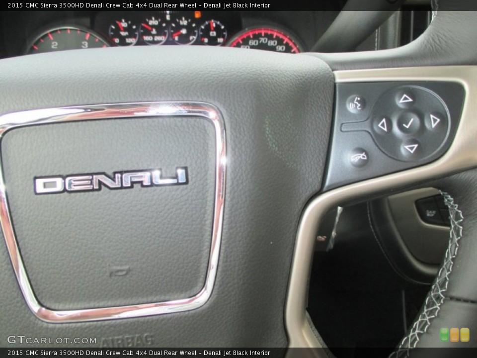 Denali Jet Black Interior Controls for the 2015 GMC Sierra 3500HD Denali Crew Cab 4x4 Dual Rear Wheel #92753218