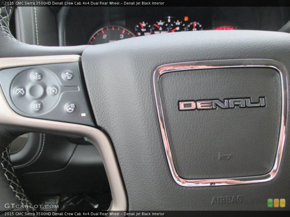Denali Jet Black Interior Controls for the 2015 GMC Sierra 3500HD Denali Crew Cab 4x4 Dual Rear Wheel #92753239
