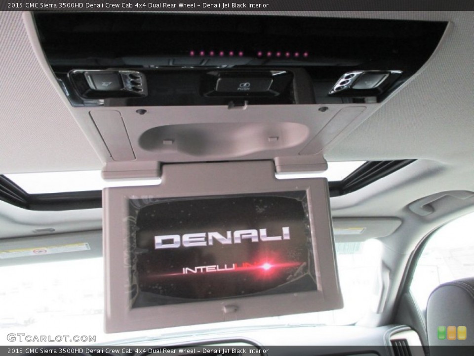 Denali Jet Black Interior Entertainment System for the 2015 GMC Sierra 3500HD Denali Crew Cab 4x4 Dual Rear Wheel #92753497
