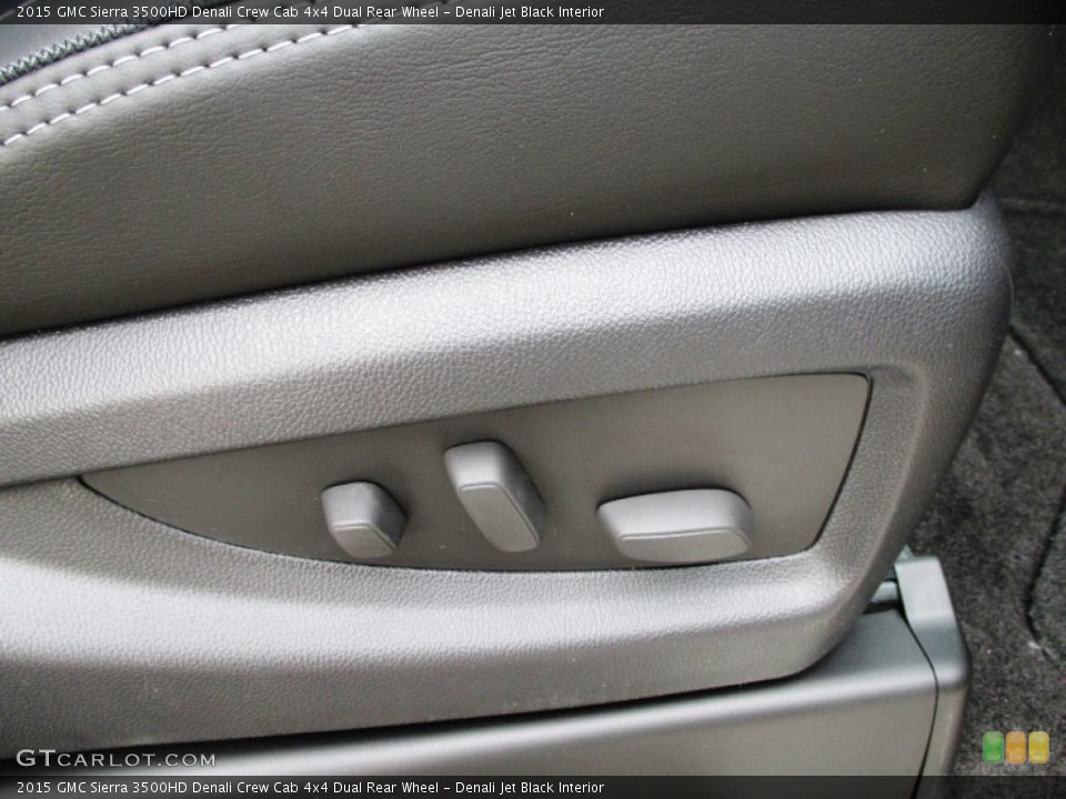 Denali Jet Black Interior Controls for the 2015 GMC Sierra 3500HD Denali Crew Cab 4x4 Dual Rear Wheel #92753722