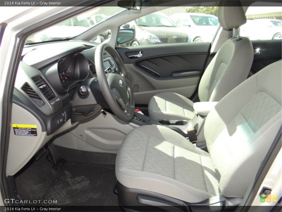Gray Interior Front Seat for the 2014 Kia Forte LX #92756146