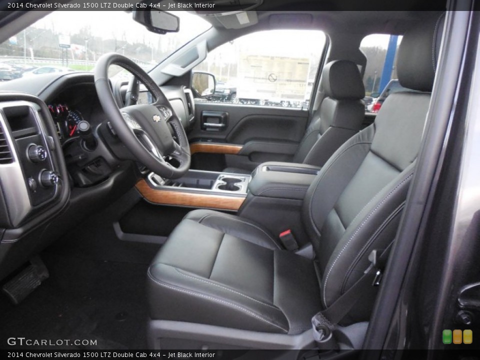 Jet Black Interior Photo for the 2014 Chevrolet Silverado 1500 LTZ Double Cab 4x4 #92758537