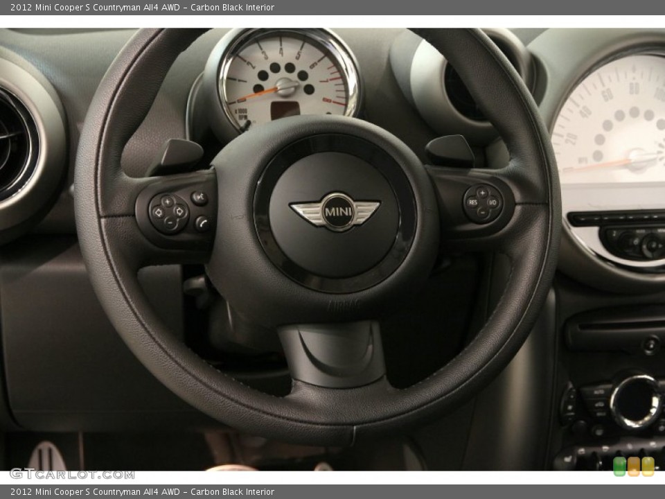 Carbon Black Interior Steering Wheel for the 2012 Mini Cooper S Countryman All4 AWD #92758702