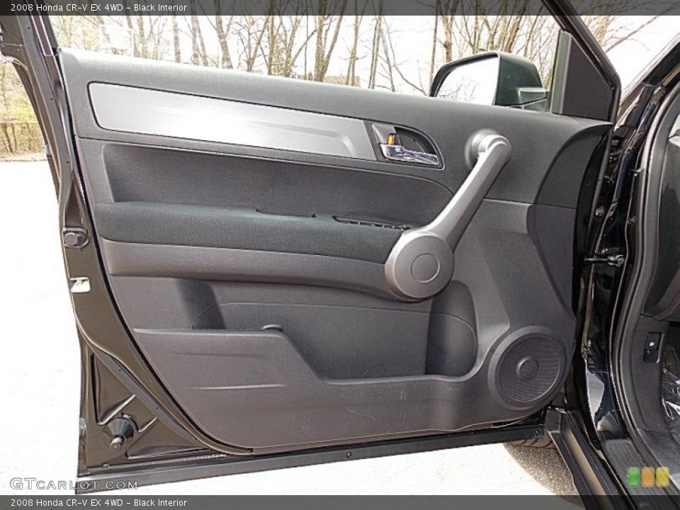 Black Interior Door Panel for the 2008 Honda CR-V EX 4WD #92769835