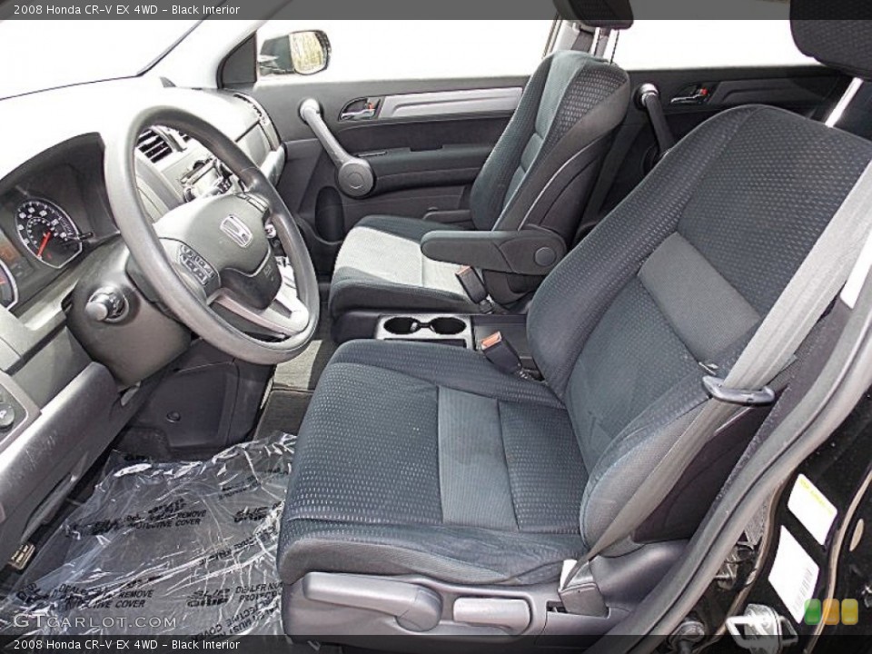 Black Interior Photo for the 2008 Honda CR-V EX 4WD #92769919