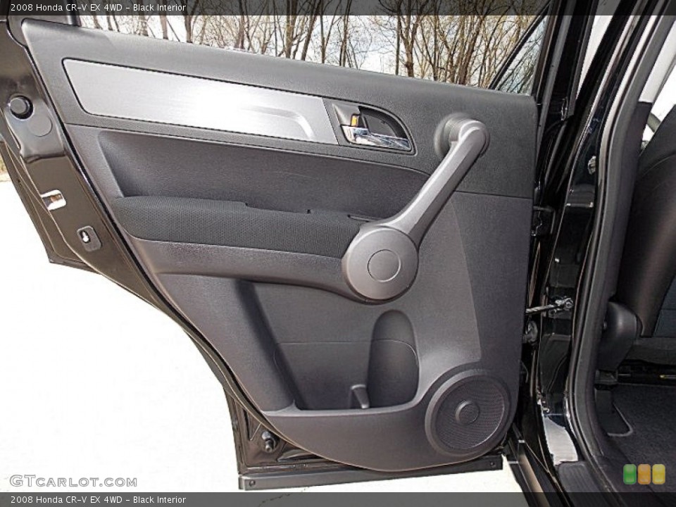 Black Interior Door Panel for the 2008 Honda CR-V EX 4WD #92769964