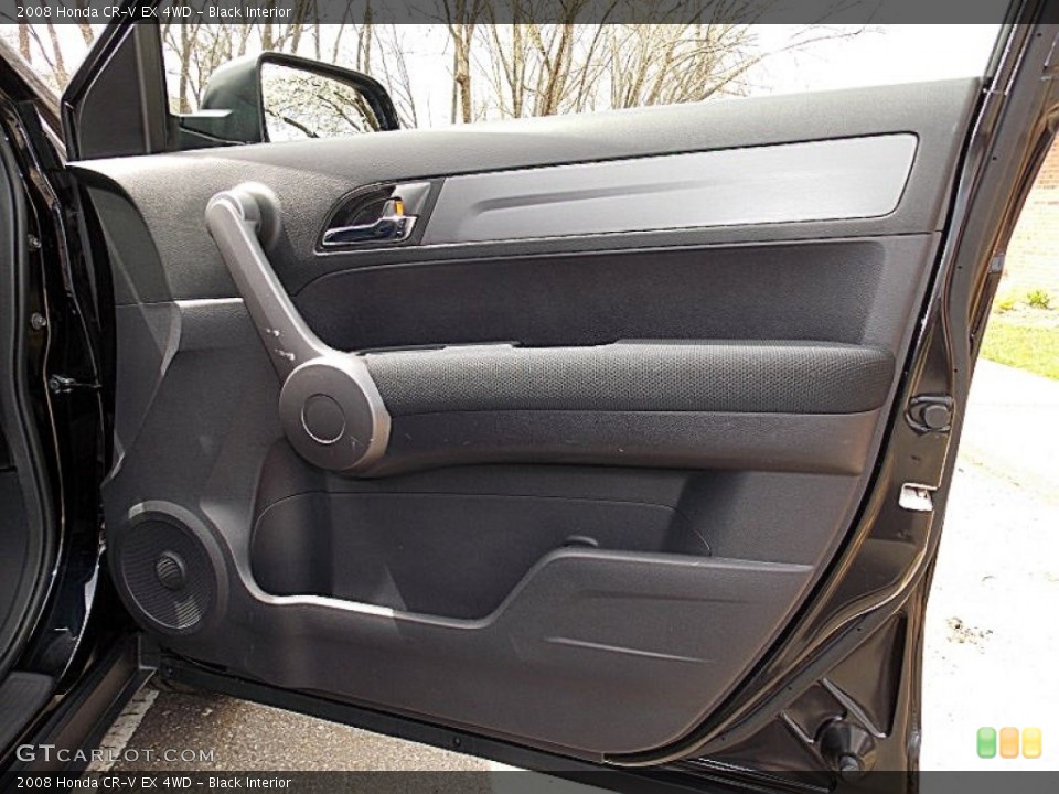 Black Interior Door Panel for the 2008 Honda CR-V EX 4WD #92770084