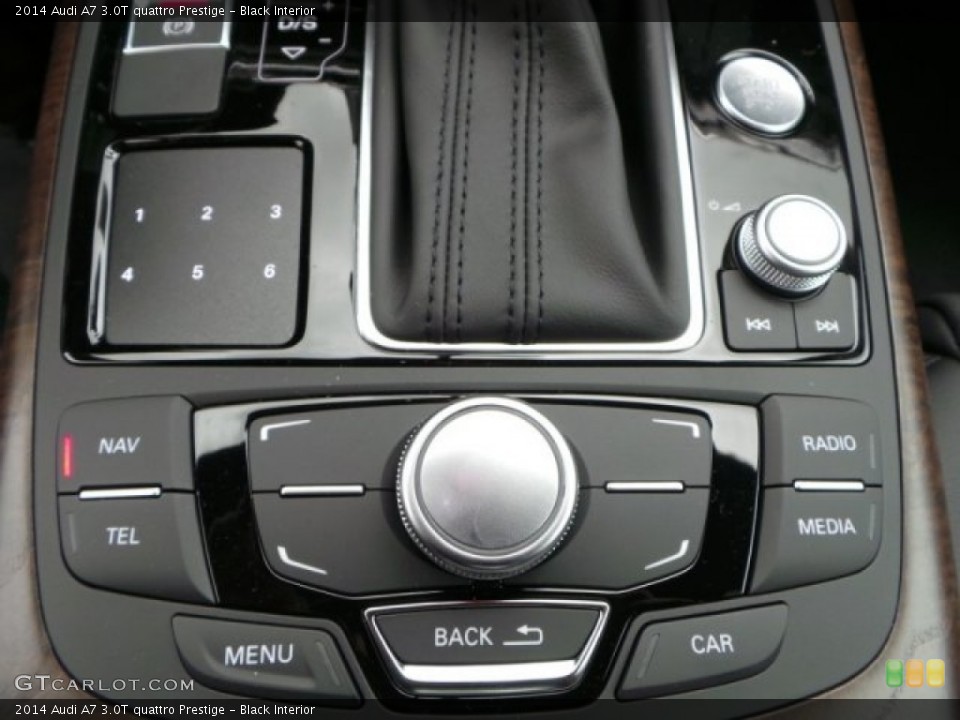 Black Interior Controls for the 2014 Audi A7 3.0T quattro Prestige #92771371