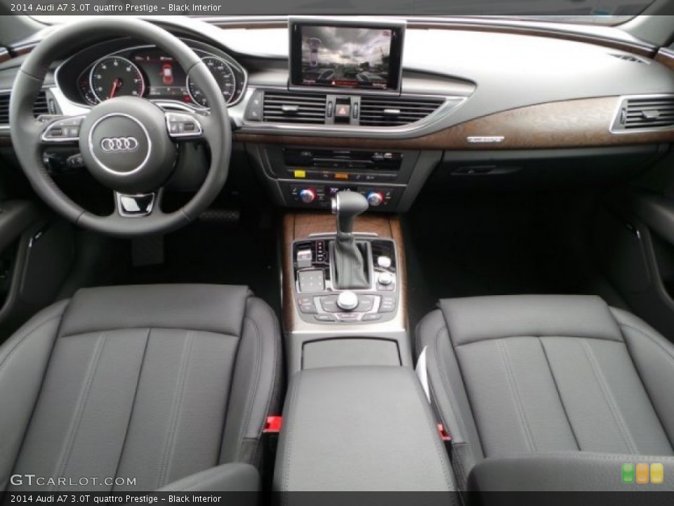 Black Interior Dashboard for the 2014 Audi A7 3.0T quattro Prestige #92771500