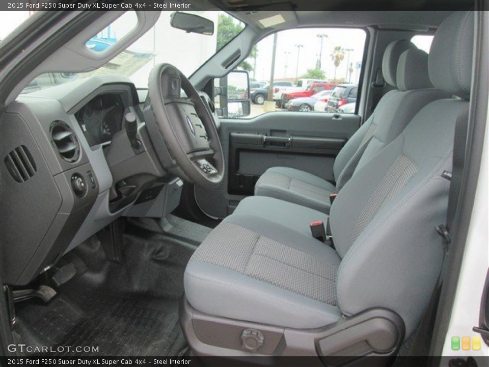 Steel Interior Photo for the 2015 Ford F250 Super Duty XL Super Cab 4x4 #92774311