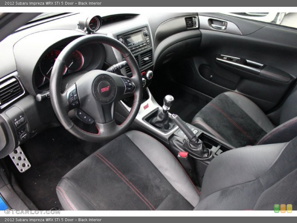 Black Interior Photo for the 2012 Subaru Impreza WRX STi 5 Door #92777653