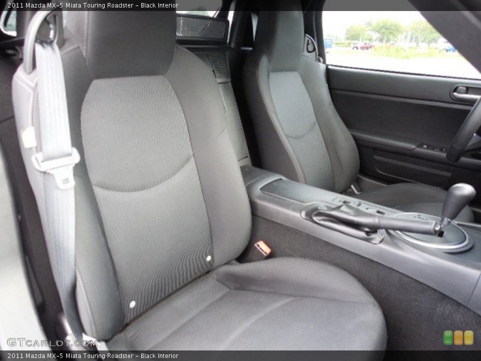Black Interior Front Seat for the 2011 Mazda MX-5 Miata Touring Roadster #92778559