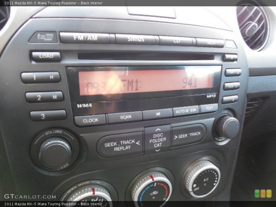 Black Interior Audio System for the 2011 Mazda MX-5 Miata Touring Roadster #92778724