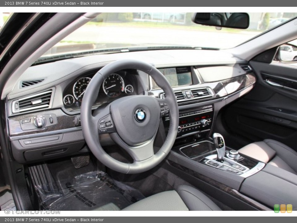 Black Interior Photo for the 2013 BMW 7 Series 740Li xDrive Sedan #92780146