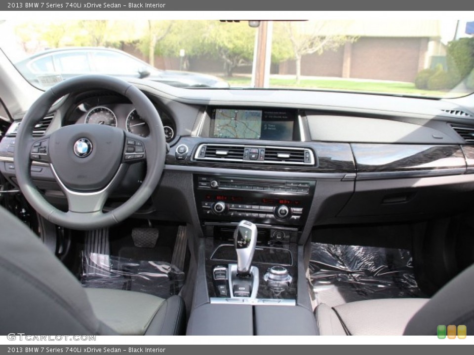 Black Interior Dashboard for the 2013 BMW 7 Series 740Li xDrive Sedan #92780206