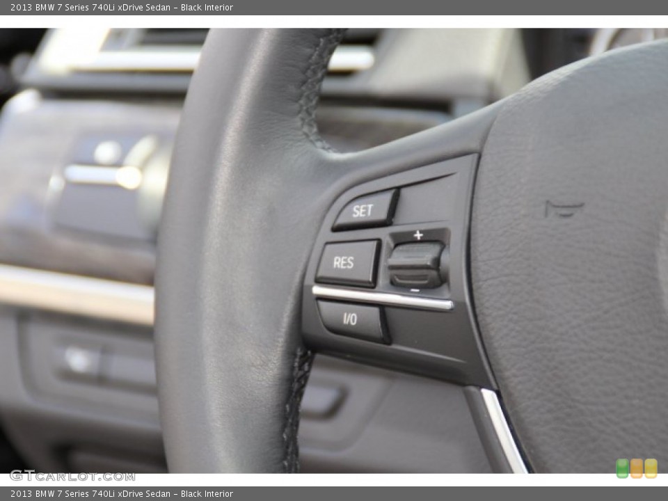 Black Interior Controls for the 2013 BMW 7 Series 740Li xDrive Sedan #92780284