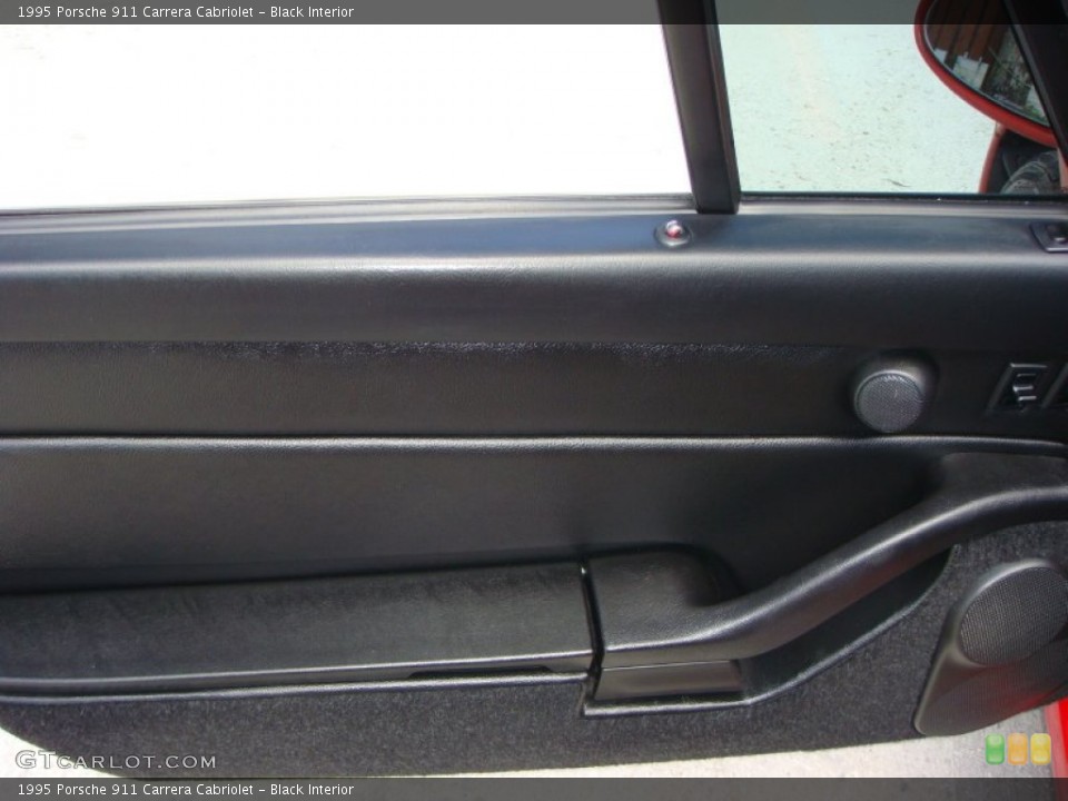 Black Interior Door Panel for the 1995 Porsche 911 Carrera Cabriolet #92780998