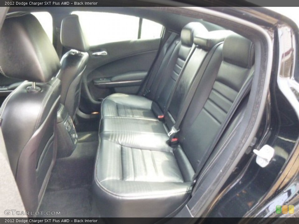Black Interior Rear Seat for the 2012 Dodge Charger SXT Plus AWD #92786500