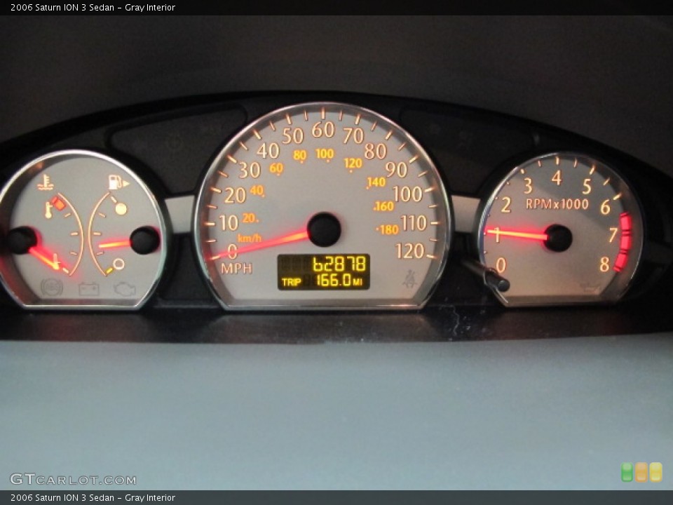Gray Interior Gauges for the 2006 Saturn ION 3 Sedan #92787562