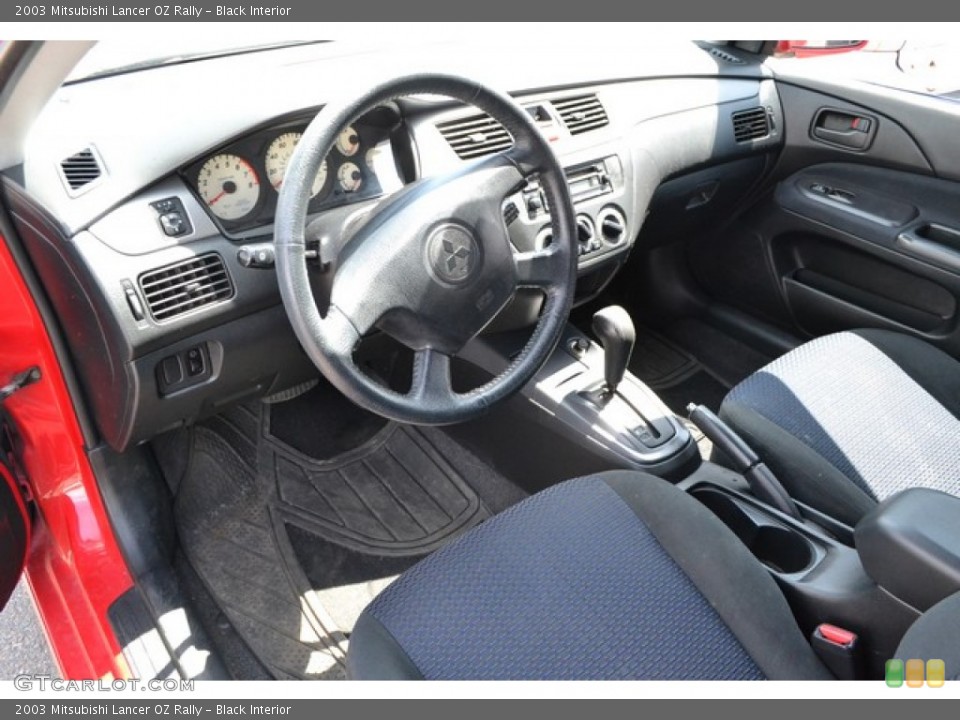 Black Interior Photo for the 2003 Mitsubishi Lancer OZ Rally #92789916