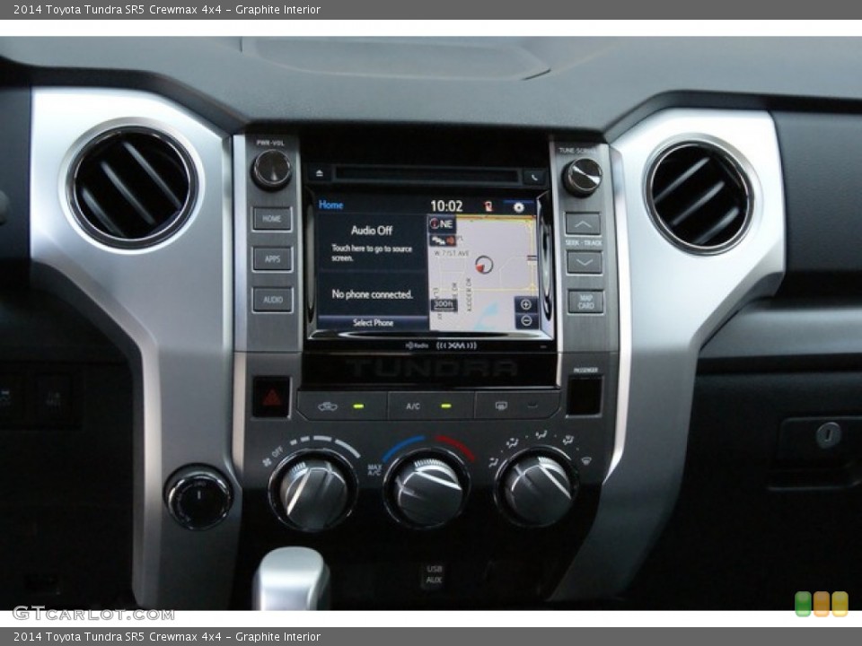 Graphite Interior Controls for the 2014 Toyota Tundra SR5 Crewmax 4x4 #92792511