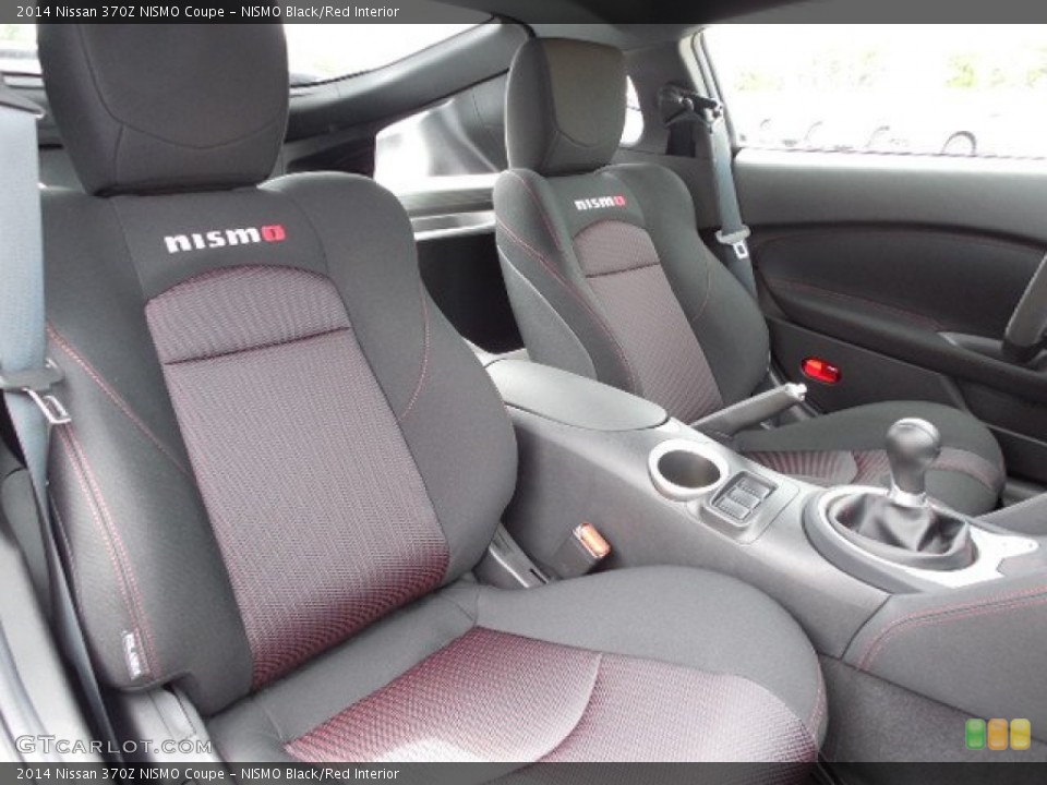 NISMO Black/Red 2014 Nissan 370Z Interiors