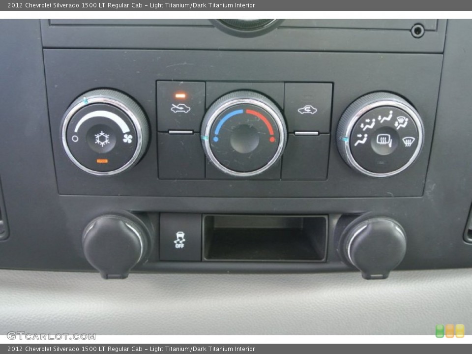 Light Titanium/Dark Titanium Interior Controls for the 2012 Chevrolet Silverado 1500 LT Regular Cab #92793375