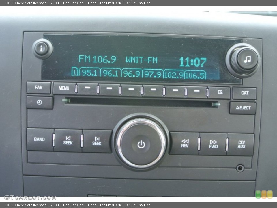Light Titanium/Dark Titanium Interior Audio System for the 2012 Chevrolet Silverado 1500 LT Regular Cab #92793396