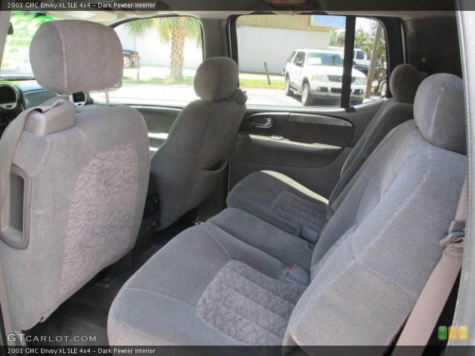 Dark Pewter Interior Rear Seat for the 2003 GMC Envoy XL SLE 4x4 #92794167