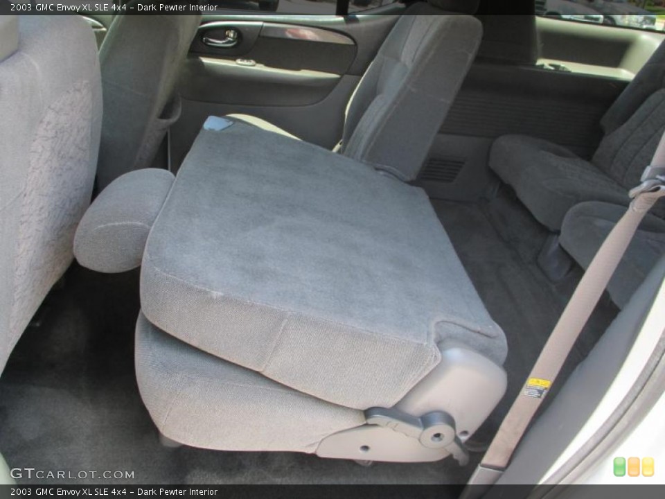 Dark Pewter Interior Rear Seat for the 2003 GMC Envoy XL SLE 4x4 #92794239