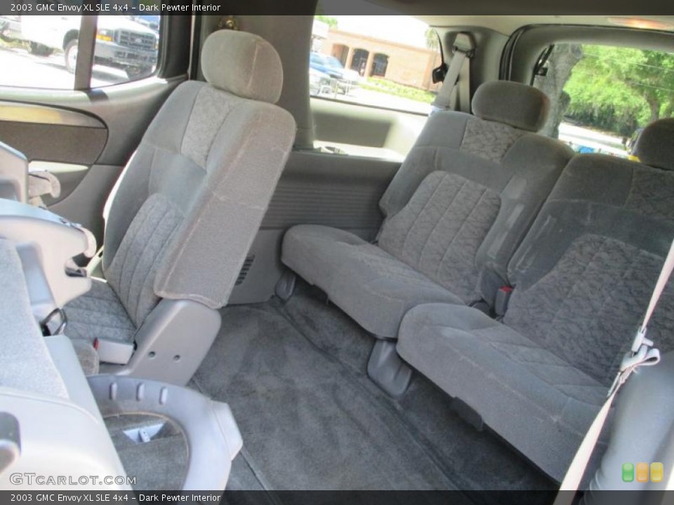 Dark Pewter Interior Rear Seat for the 2003 GMC Envoy XL SLE 4x4 #92794263