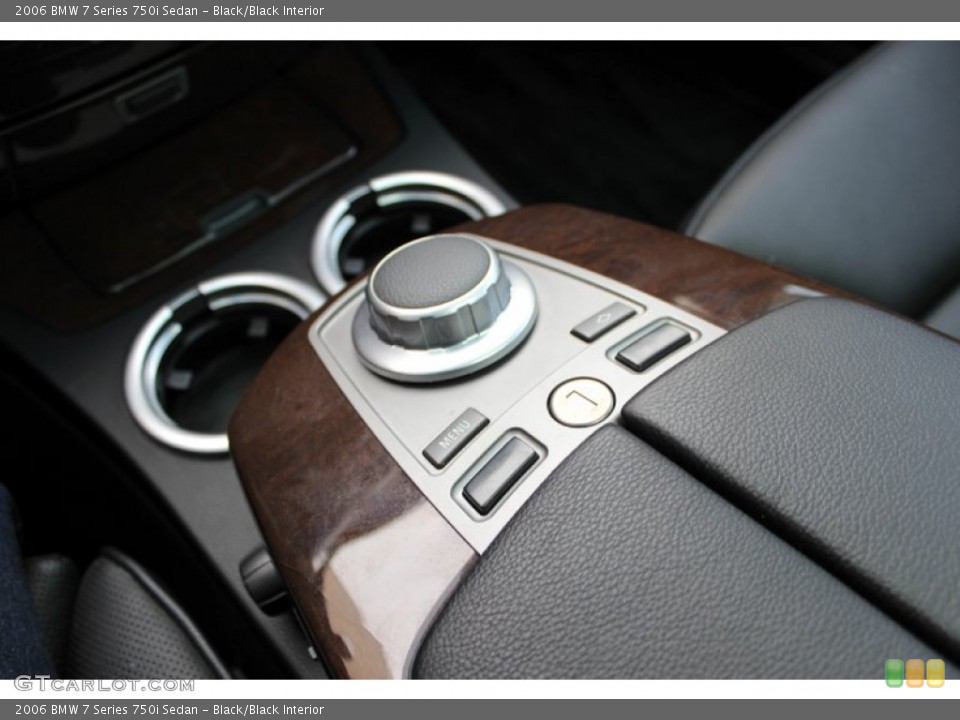 Black/Black Interior Controls for the 2006 BMW 7 Series 750i Sedan #92794653