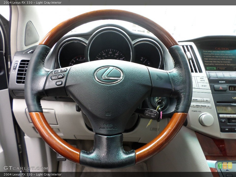 Light Gray Interior Steering Wheel for the 2004 Lexus RX 330 #92797716