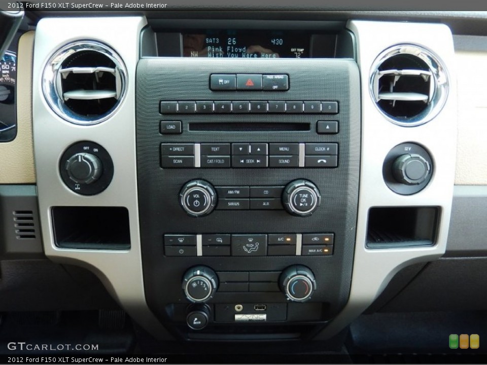 Pale Adobe Interior Controls for the 2012 Ford F150 XLT SuperCrew #92798130