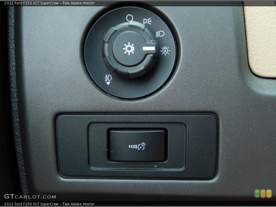 Pale Adobe Interior Controls for the 2012 Ford F150 XLT SuperCrew #92798154