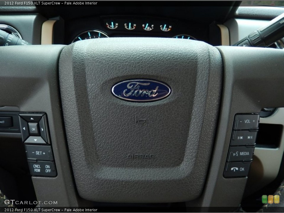Pale Adobe Interior Steering Wheel for the 2012 Ford F150 XLT SuperCrew #92798181