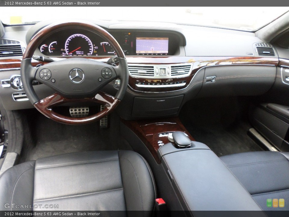 Black Interior Prime Interior for the 2012 Mercedes-Benz S 63 AMG Sedan #92799525