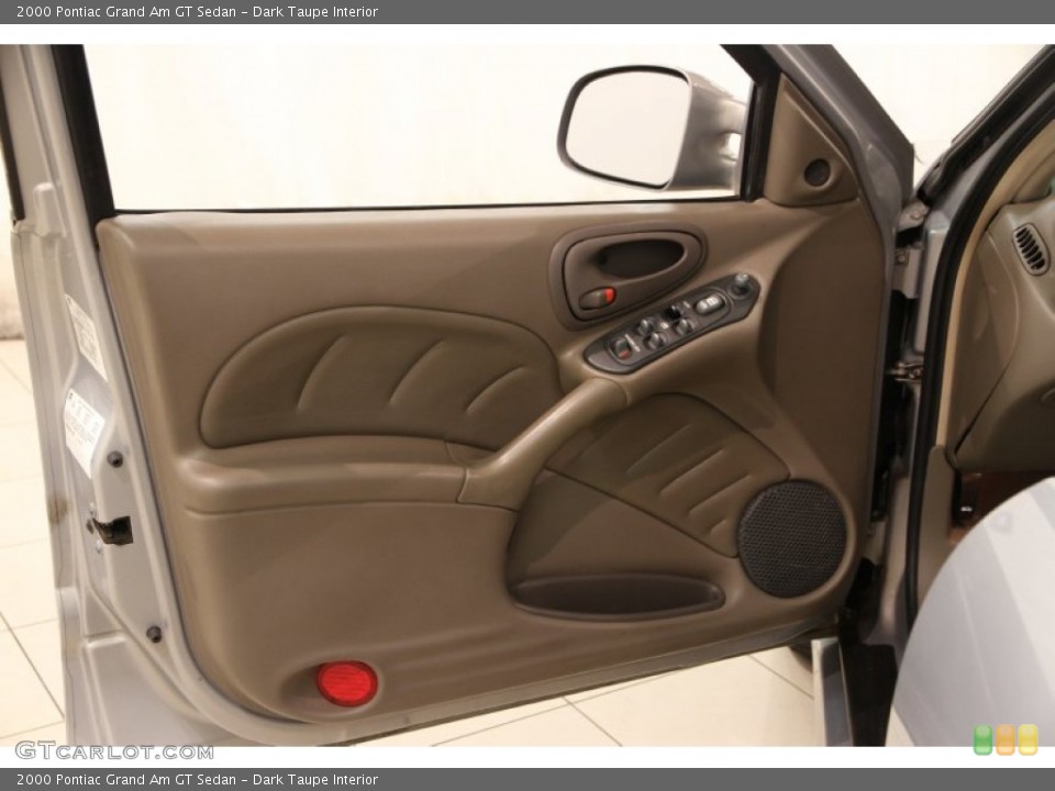Dark Taupe Interior Door Panel for the 2000 Pontiac Grand Am GT Sedan #92801469