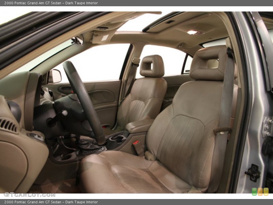 Dark Taupe Interior Front Seat for the 2000 Pontiac Grand Am GT Sedan #92801490