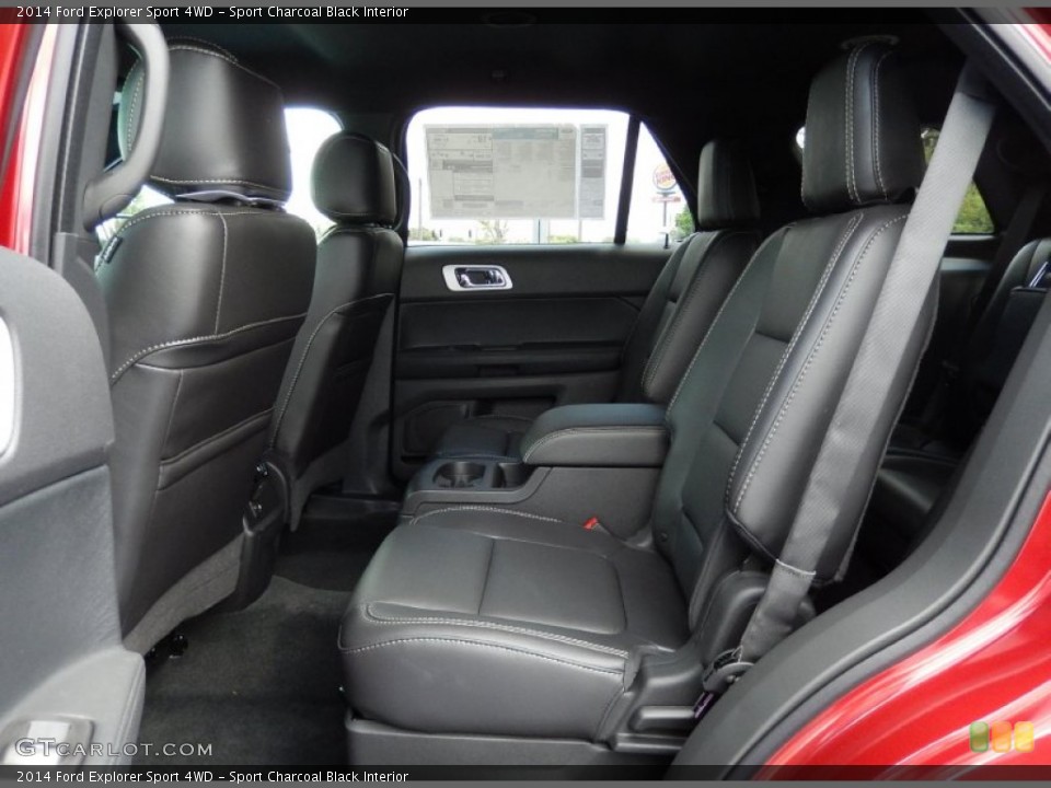 Sport Charcoal Black Interior Rear Seat for the 2014 Ford Explorer Sport 4WD #92803923
