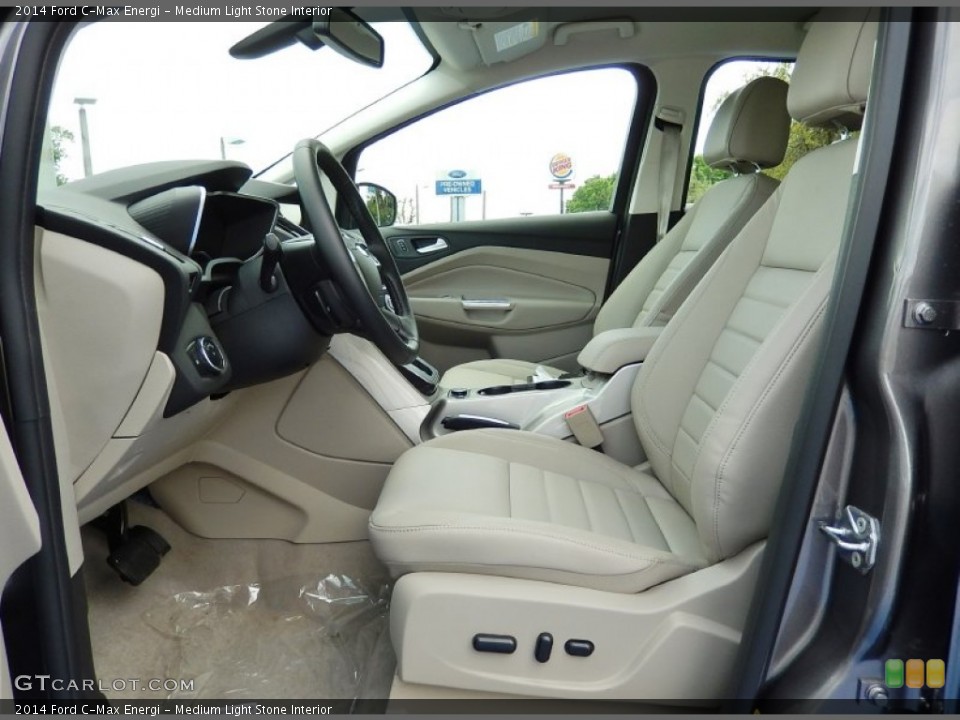 Medium Light Stone Interior Photo for the 2014 Ford C-Max Energi #92804202