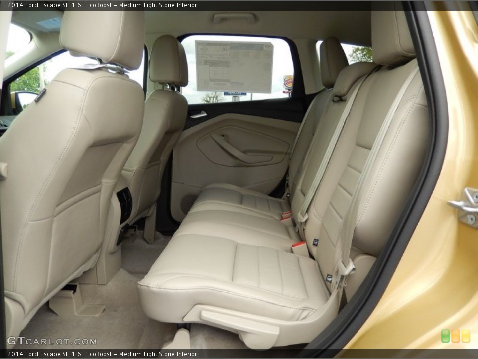 Medium Light Stone Interior Rear Seat for the 2014 Ford Escape SE 1.6L EcoBoost #92804796