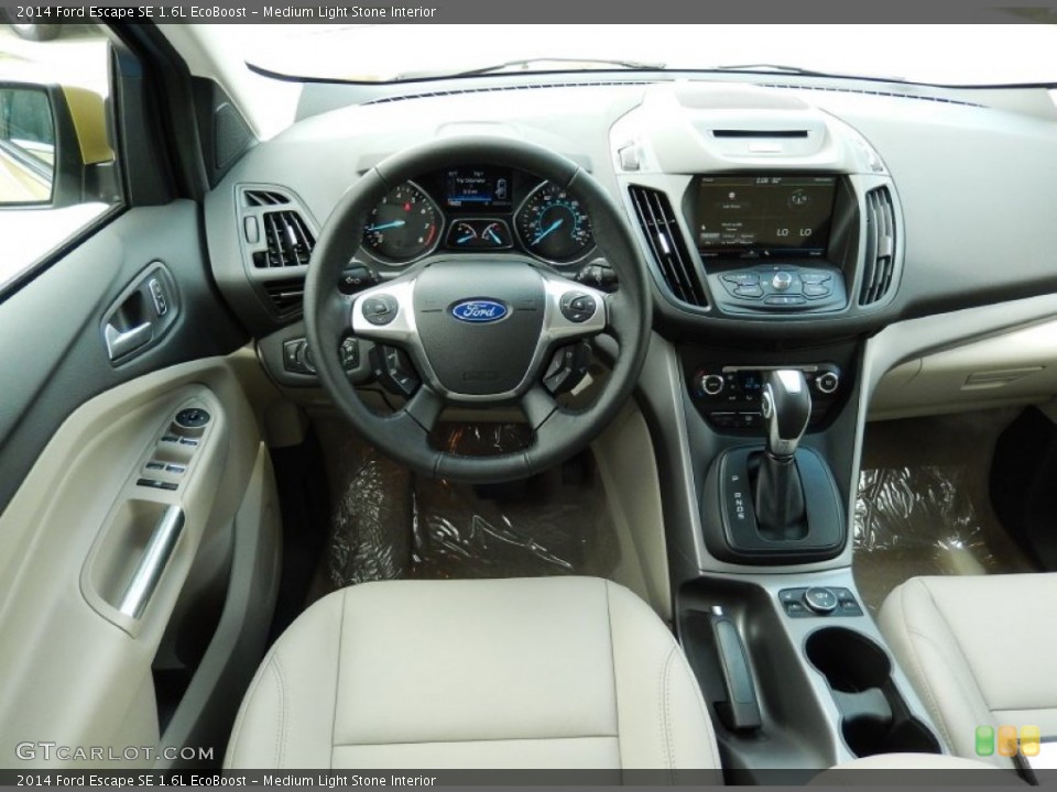 Medium Light Stone Interior Dashboard for the 2014 Ford Escape SE 1.6L EcoBoost #92804817