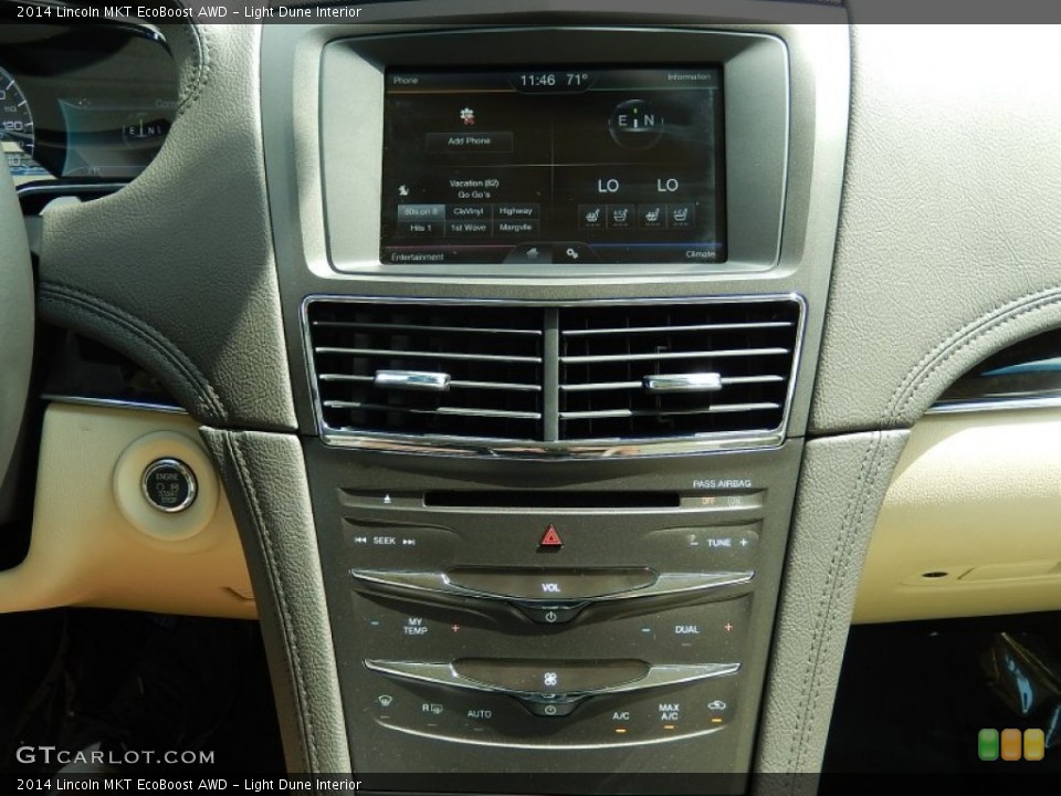 Light Dune Interior Controls for the 2014 Lincoln MKT EcoBoost AWD #92806062