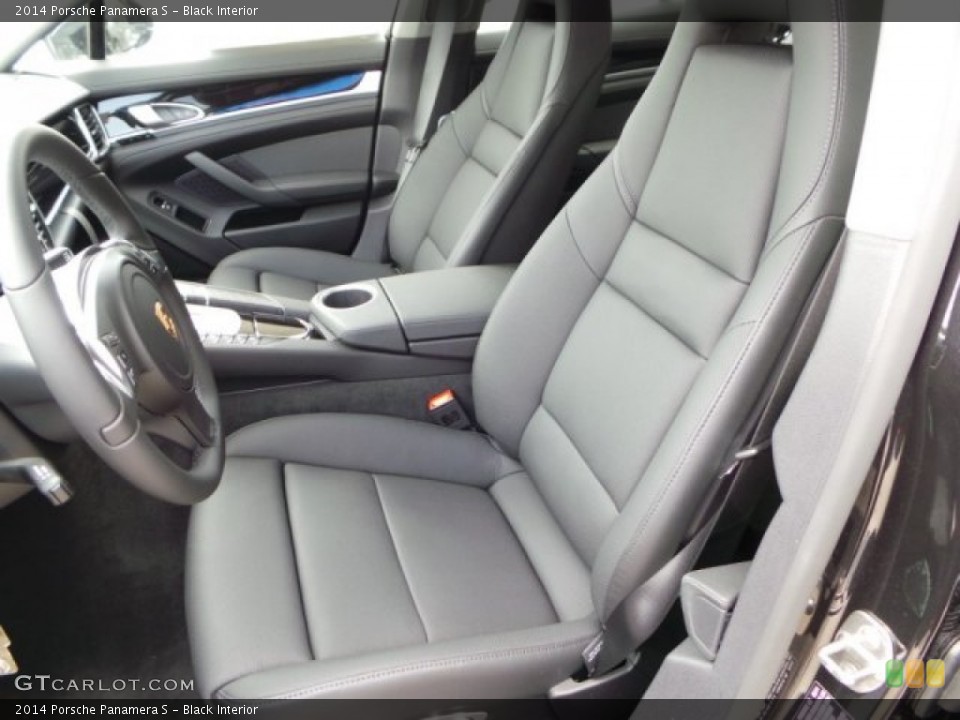 Black Interior Front Seat for the 2014 Porsche Panamera S #92807093