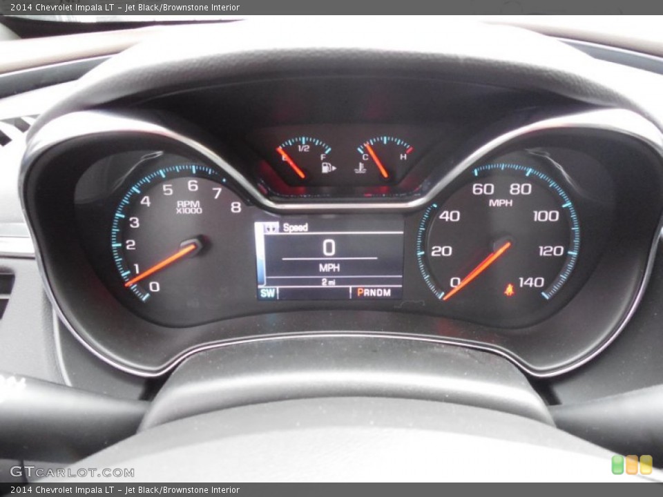 Jet Black/Brownstone Interior Gauges for the 2014 Chevrolet Impala LT #92811339